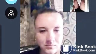 The reaction of a woman watching me shit