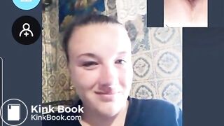 The reaction of a woman watching me shit