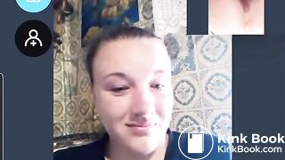 The reaction of a woman watching me shit