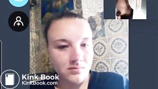 The reaction of a woman watching me shit