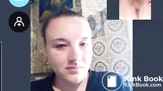 The reaction of a woman watching me shit