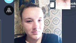 The reaction of a woman watching me shit