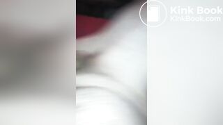 My submissive whore eating shit n jerkin it