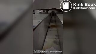 CUTE CHINESE GIRL POOPPIN WITH SMELLY FART