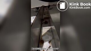 CUTE CHINESE GIRL POOPPIN WITH SMELLY FART