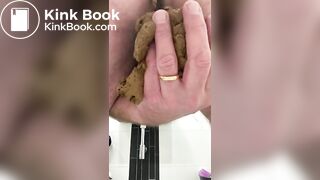 Breakfast Amsterdam male eats his poo