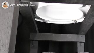 A very hungry toilet