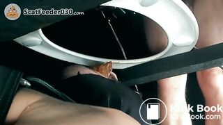 A very hungry toilet