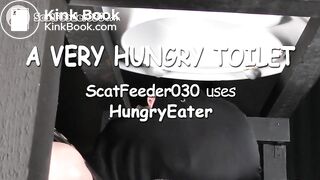 A very hungry toilet