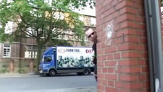 fuck, piss and shit for a slut in the alley