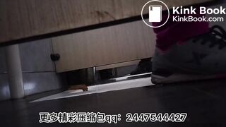 Sexy women defecate in toilets