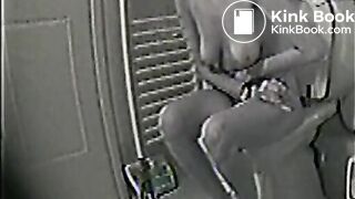 Nude babe takes a poop