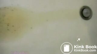 Blonde Poops in Shower for Boyfriend