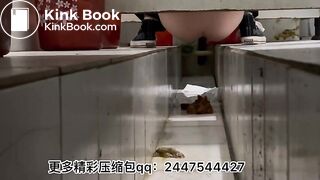 Sexy women defecate in toilets