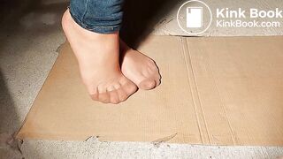 Very Messy Trouser Socks Scat Dog