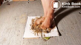 So messy teen feets dog shit