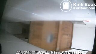 The girl excreted a lot in the toilet 2