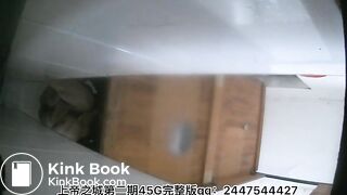 The girl excreted a lot in the toilet 2