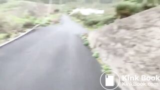 V3g4n L1nd4 shitting on the road