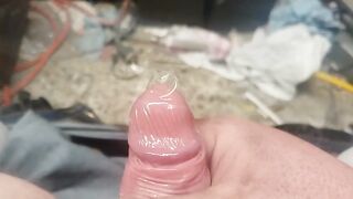 Masterbating In My Dirty Diaper With Condom