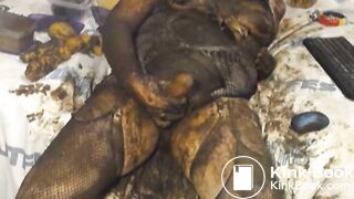 Filthy Sissy Faggot Loves Shit