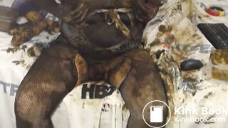 Filthy Sissy Faggot Loves Shit