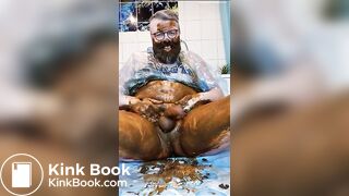 Chubby PVC Bear smearing & eating shit