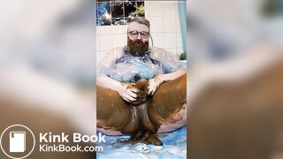 Chubby PVC Bear smearing & eating shit