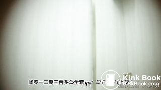 The girl excreted a lot in the toilet 003