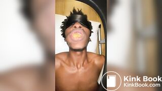 Verbal bear feeds hungry twink