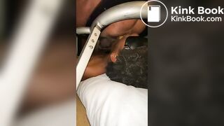 Verbal bear feeds hungry twink