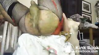 Filthy Sissy Faggot Loves Shit