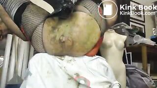 Filthy Sissy Faggot Loves Shit