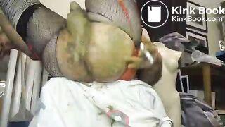 Filthy Sissy Faggot Loves Shit