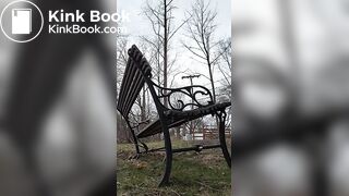 Shitting on a Bench by the Road