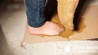 Ultra dirty Milf  feets In Trouser Nylons socks