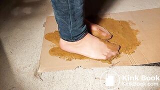 Ultra dirty Milf  feets In Trouser Nylons socks