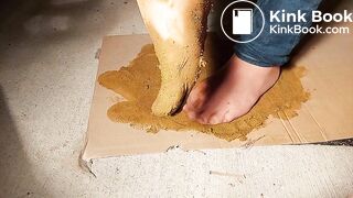 Ultra dirty Milf  feets In Trouser Nylons socks