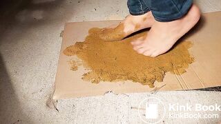 Ultra dirty Milf  feets In Trouser Nylons socks