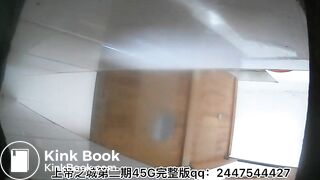 The girl excreted a lot in the toilet 2