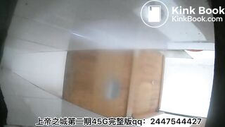 The girl excreted a lot in the toilet 2