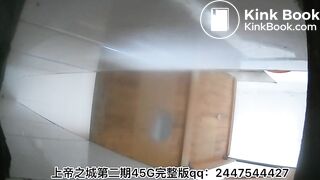 The girl excreted a lot in the toilet 2
