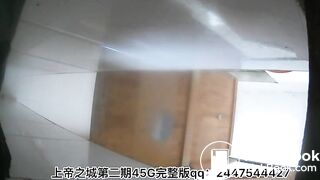 The girl excreted a lot in the toilet 2