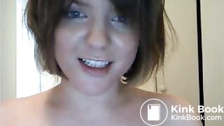 Young filthy camslut poo on cam - Scat + Piss + Puke