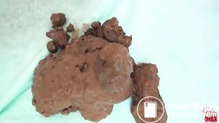 Japanese Girl Drops a Massive Pile of Shit