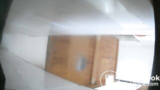 Sexy women defecate in toilets