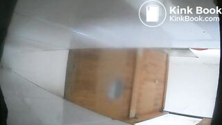 Sexy women defecate in toilets