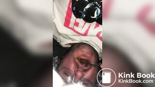 Me eating a shitty toothbrush