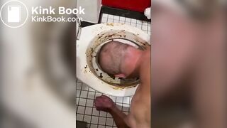 Alpha Makes Fag Lick Shitty Toilet
