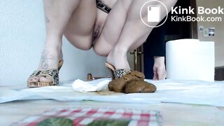 shitting and pissing on the kitchen table